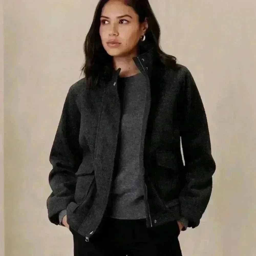 Banana Republic BRUSHED SHORT JACKET